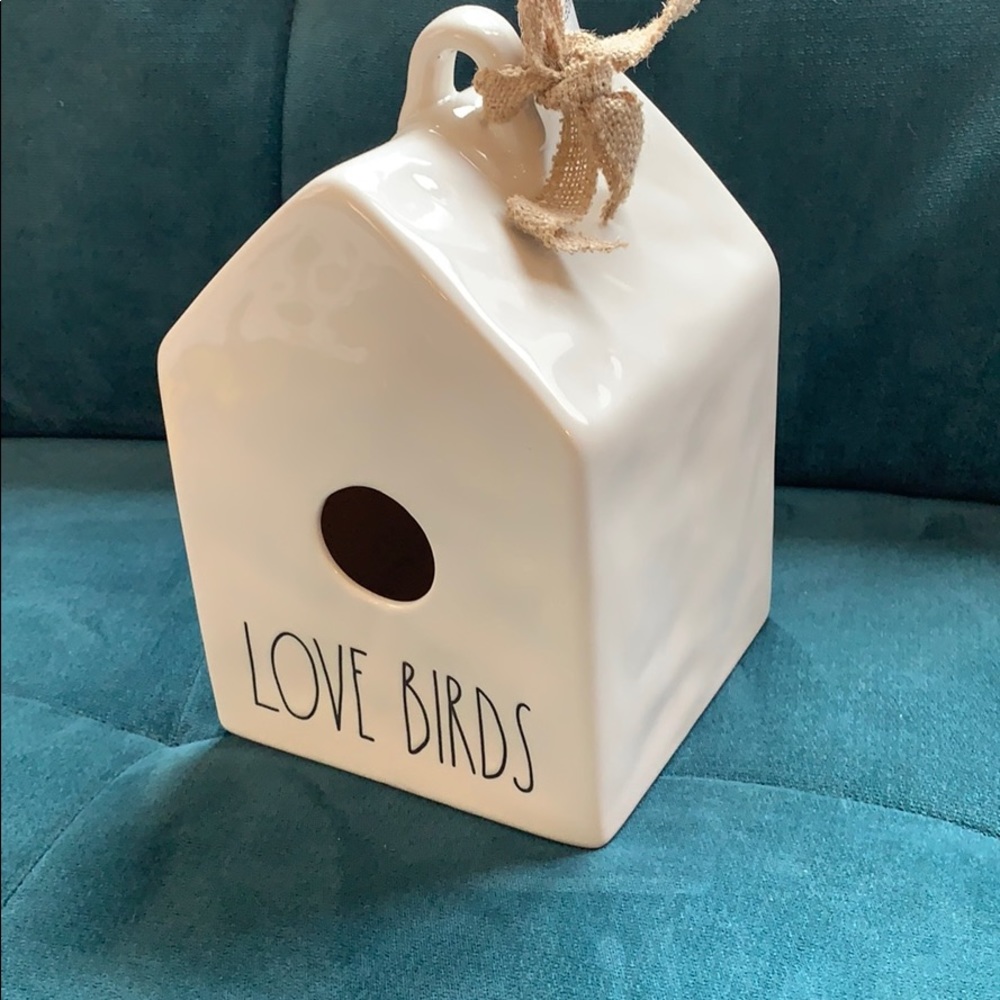 Rae Dunn Love Birds Birdhouse, NWT - Picture 3 of 11